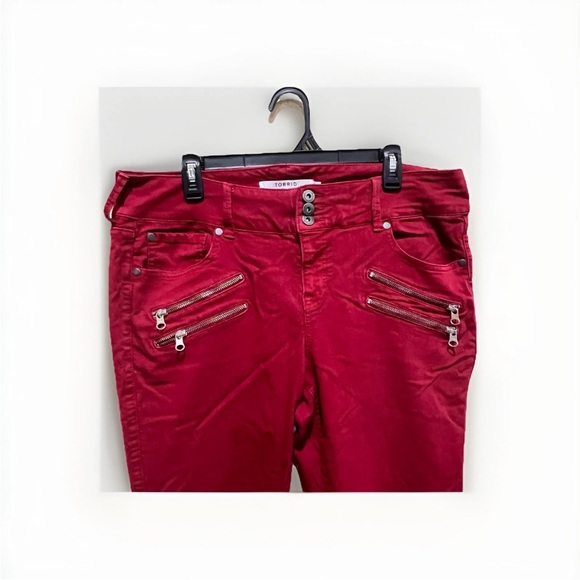 Torrid Denim Jegging Pant First at Fit Size 18R - Picture 2 of 14